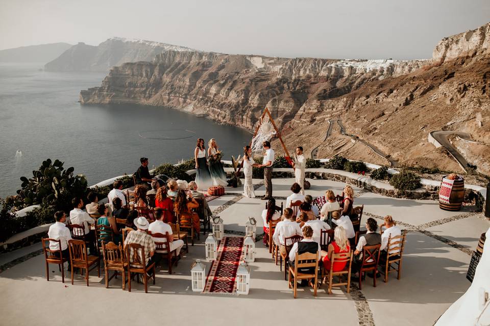 Ceremony aisle