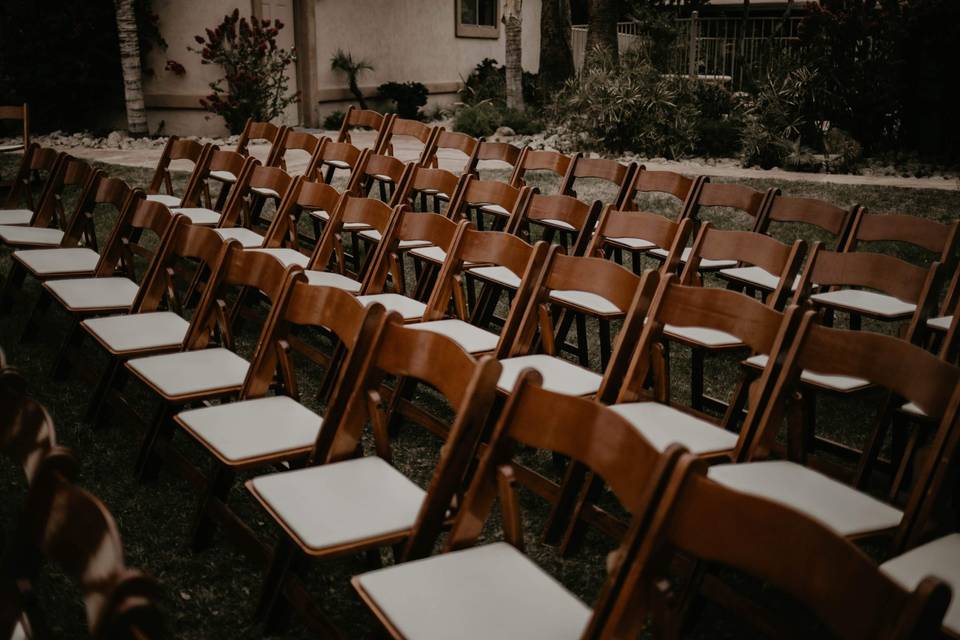 Fruitwood Folding Chairs