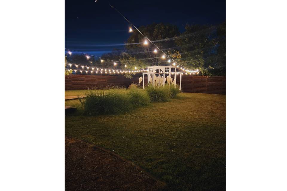 Party under the string-lights