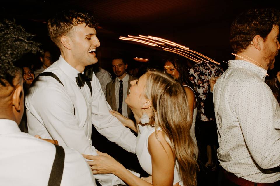 Bride & Groom Dancing