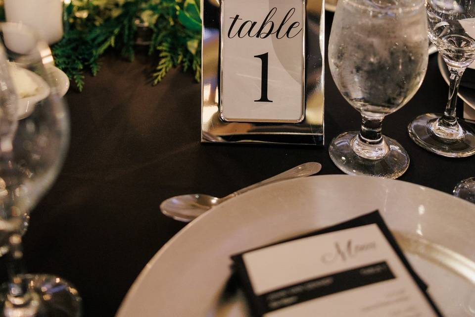 Table Numbers
