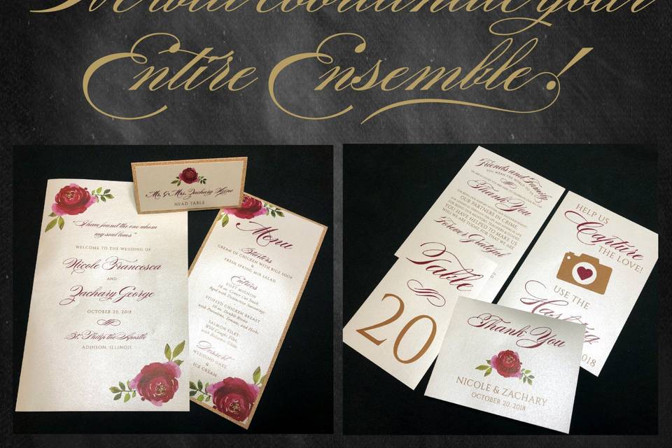 Fine Impressions Kraft Smooth Vellum Pocket Invitation Ensemble