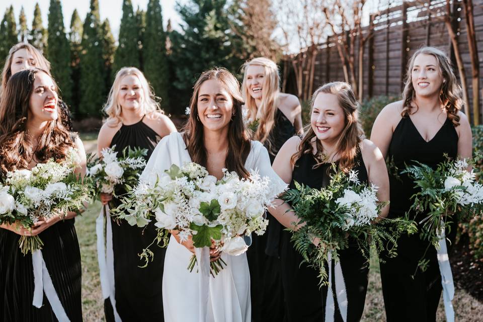 Bridesmaids bouquets