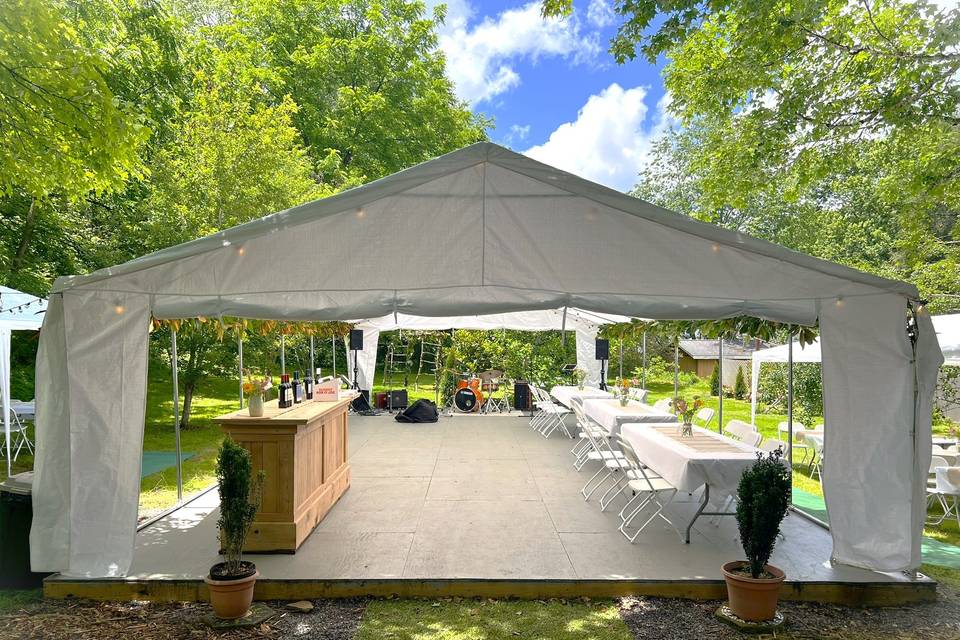 Wedding Tent and Bar