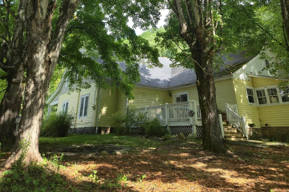 Back of Inn and Deck