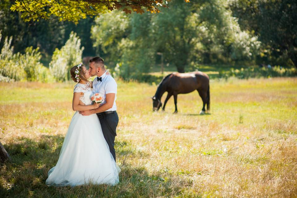 Couple in Field