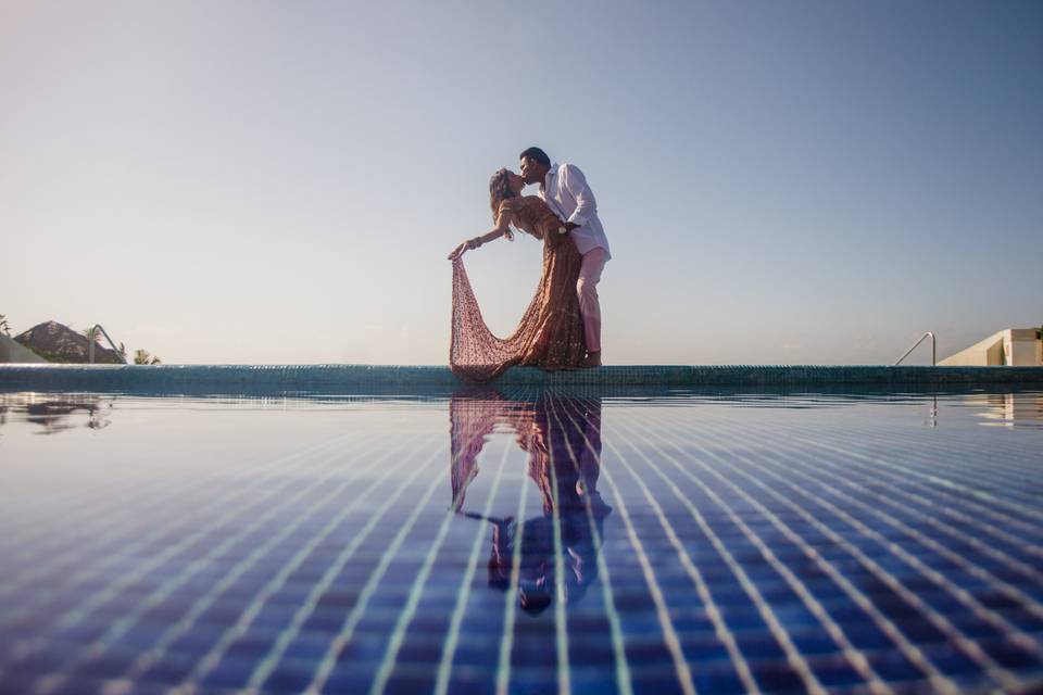 Infinity Pool Wedding