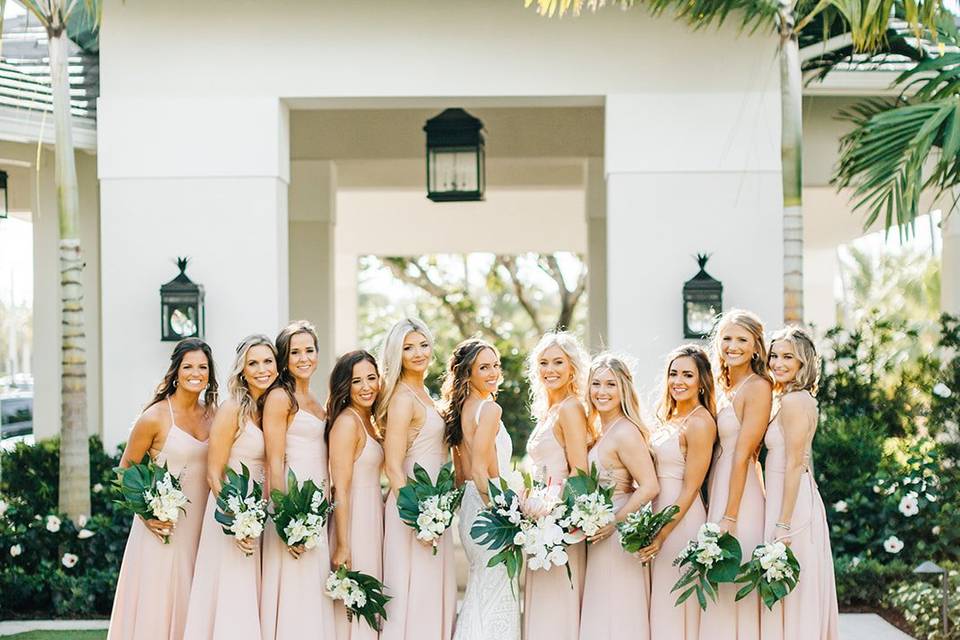Ashley and her bridesmaids