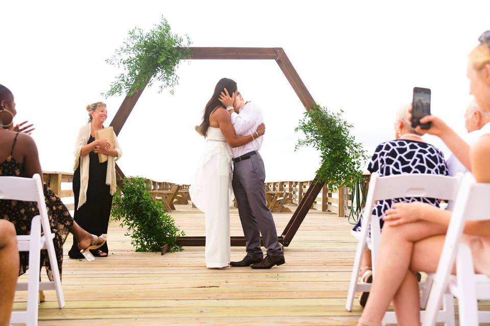 Kitty Hawk Pier Wedding