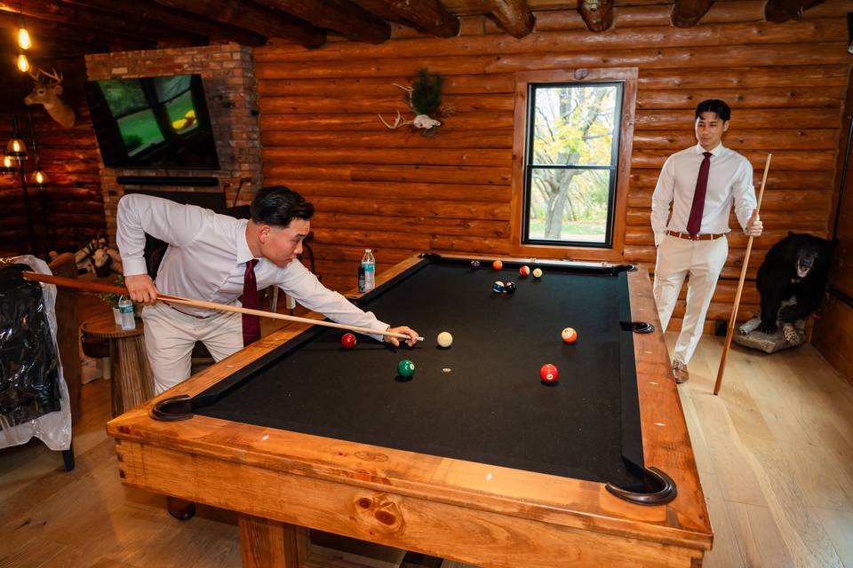 Groomsmen's Log Cabin