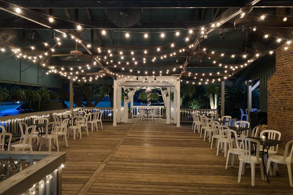 Covered veranda