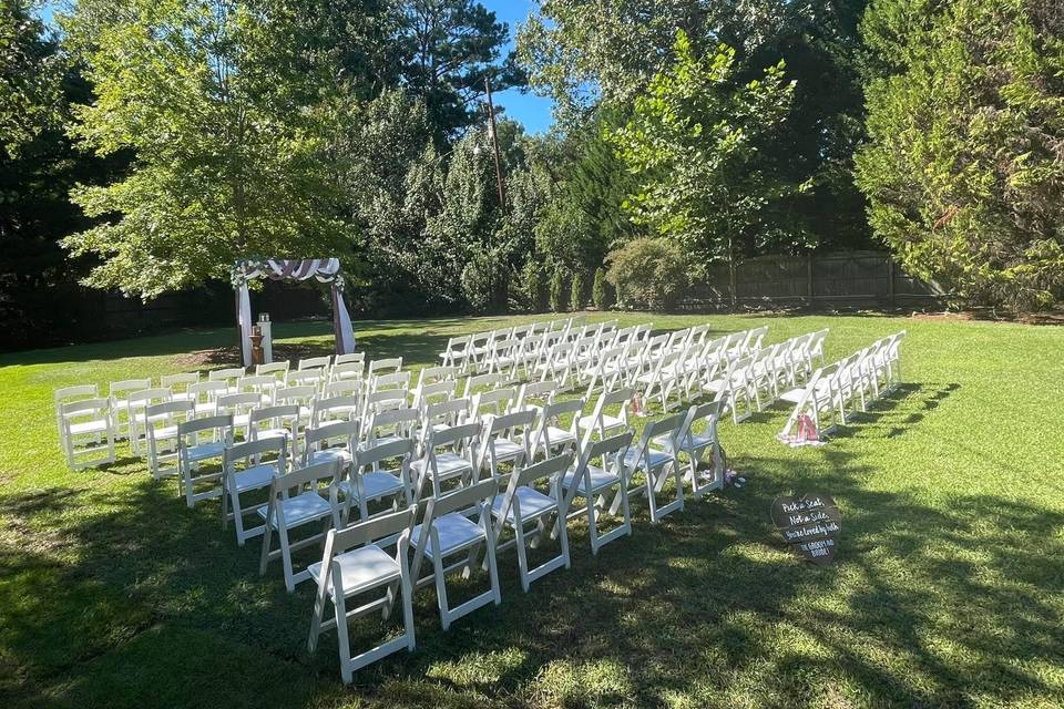 Lawn Ceremony