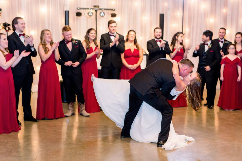 First dance dip