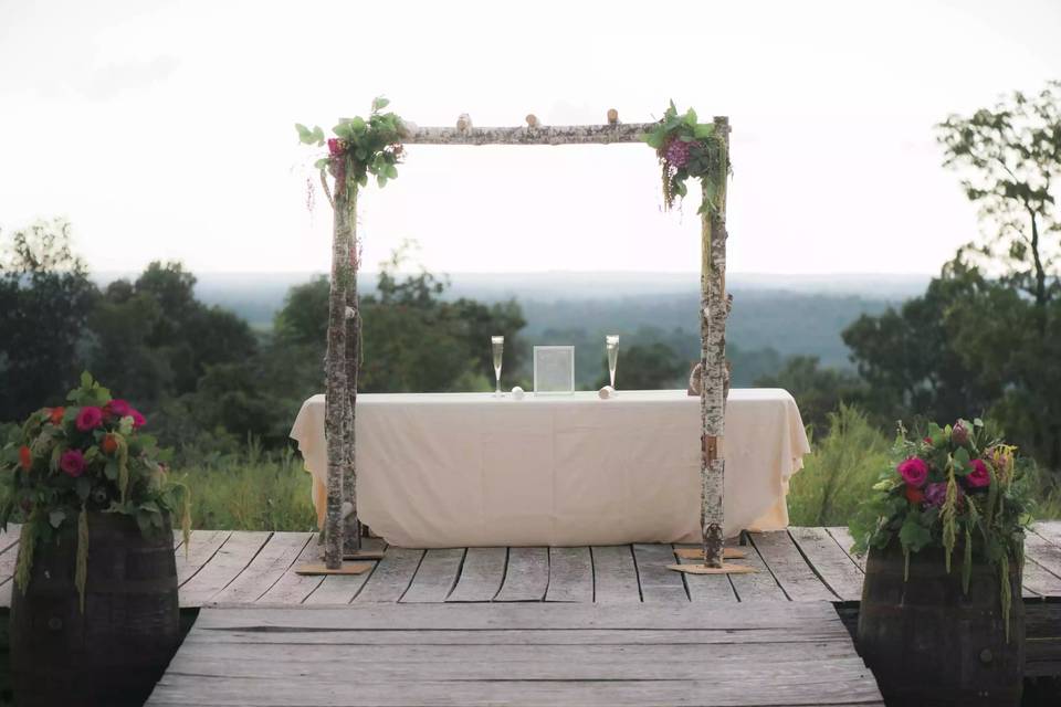 Outdoor ceremony