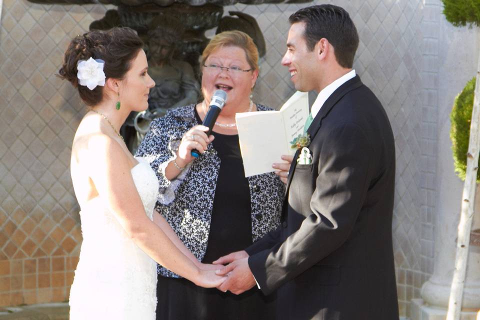 Wedding at Arden Hills Country Club under a chuppah made by the groom