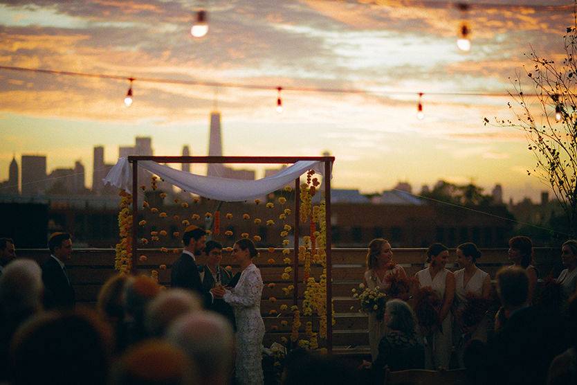 Wedding ceremony on the Terrace