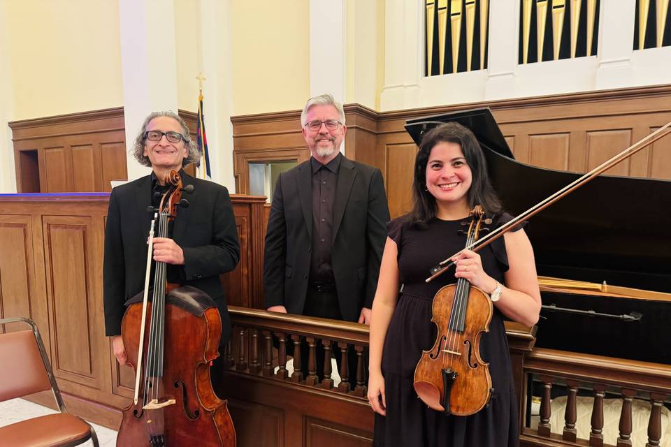 Piano, Cello, and violin