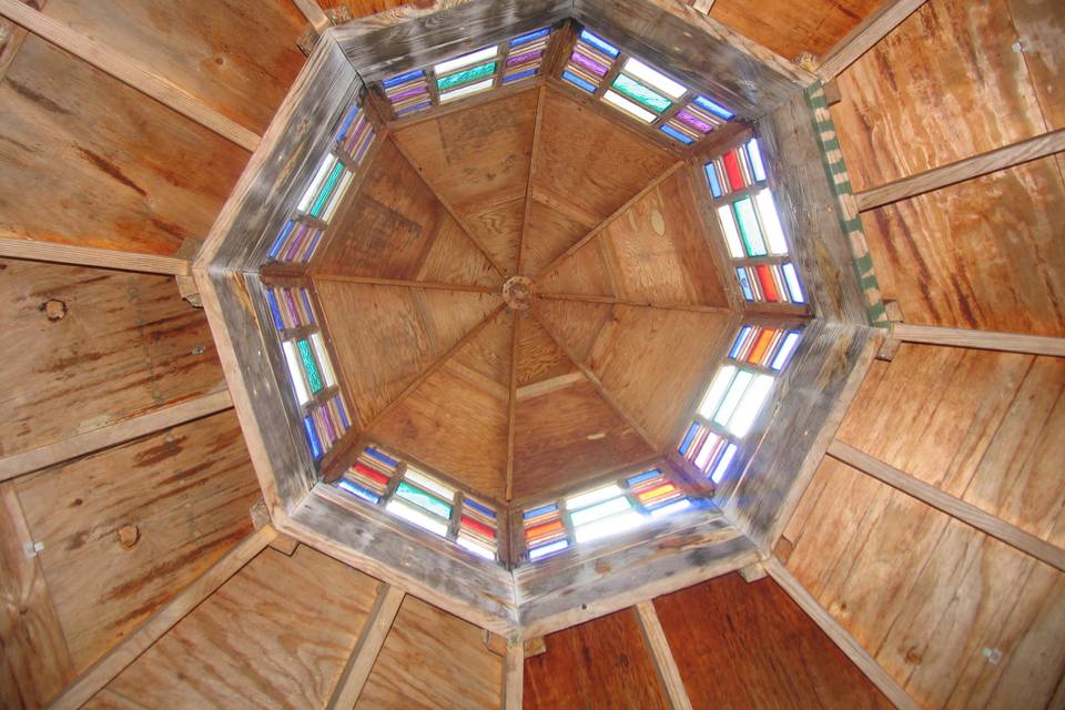 The ceiling of the Pavilion on the Water