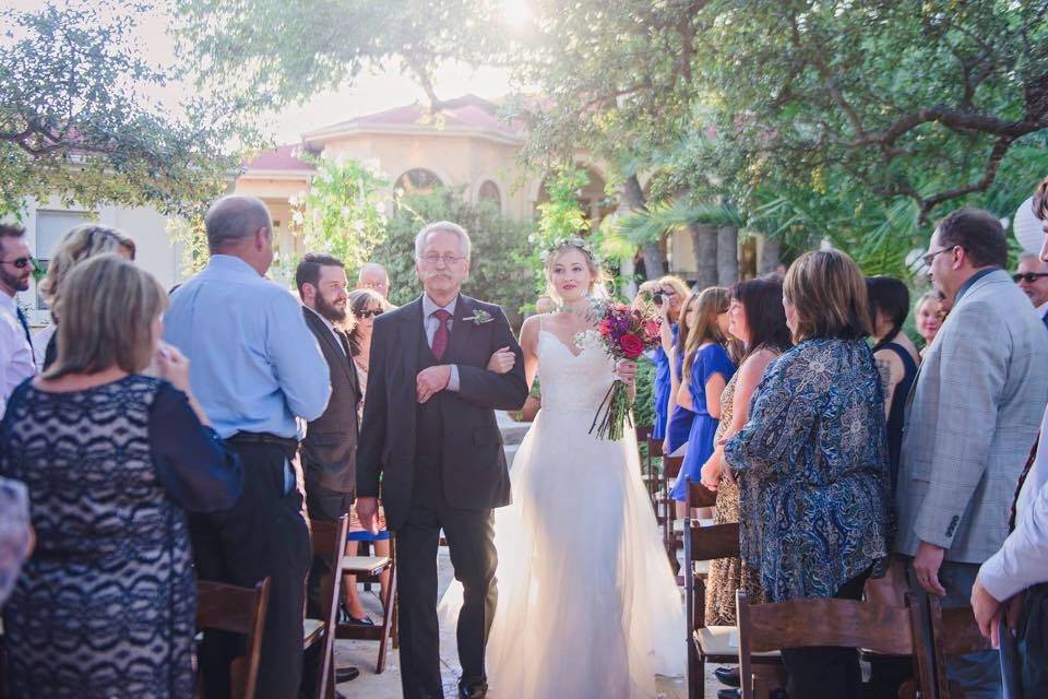 Wedding procession