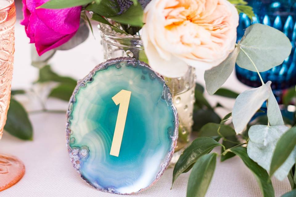 Gemstone table number