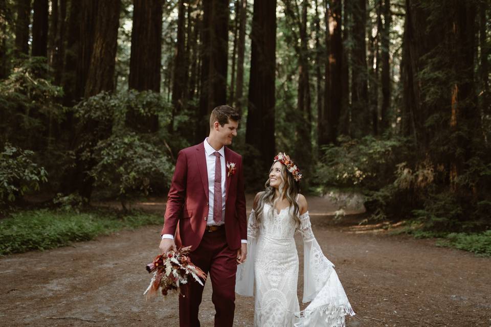 Redwoods elopement