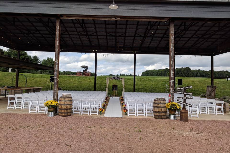 Outdoor ceremony