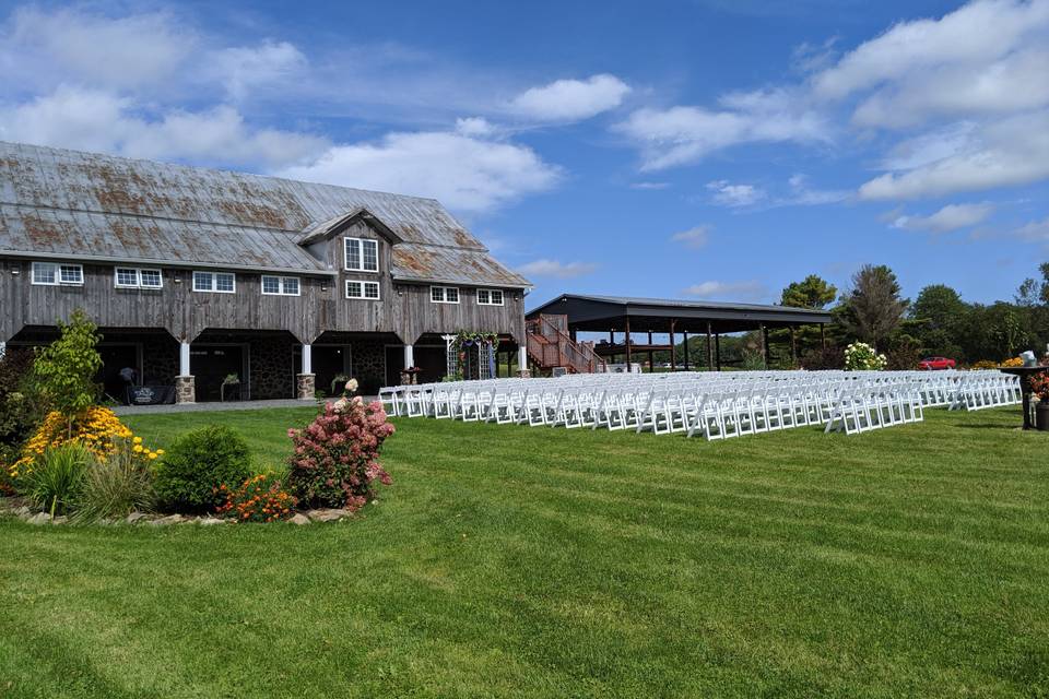 Front lawn Ceremony setup