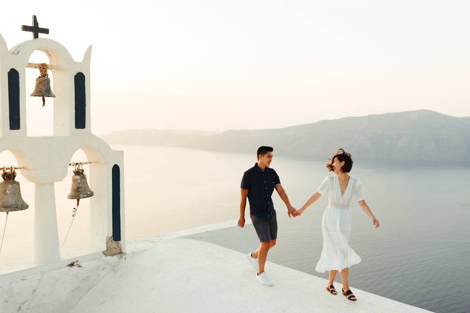 Santorini Adventure Engagement