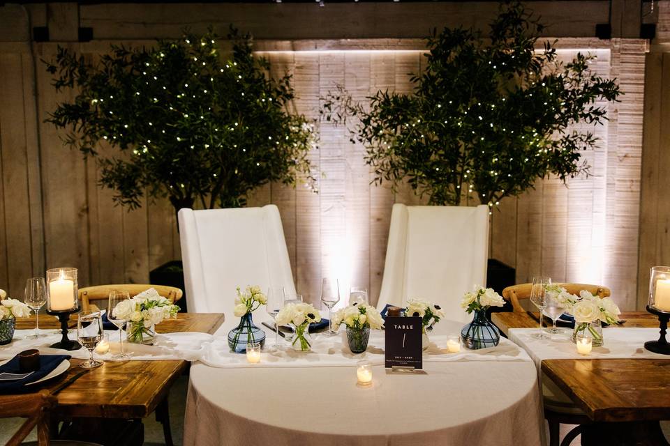 Sweetheart Table