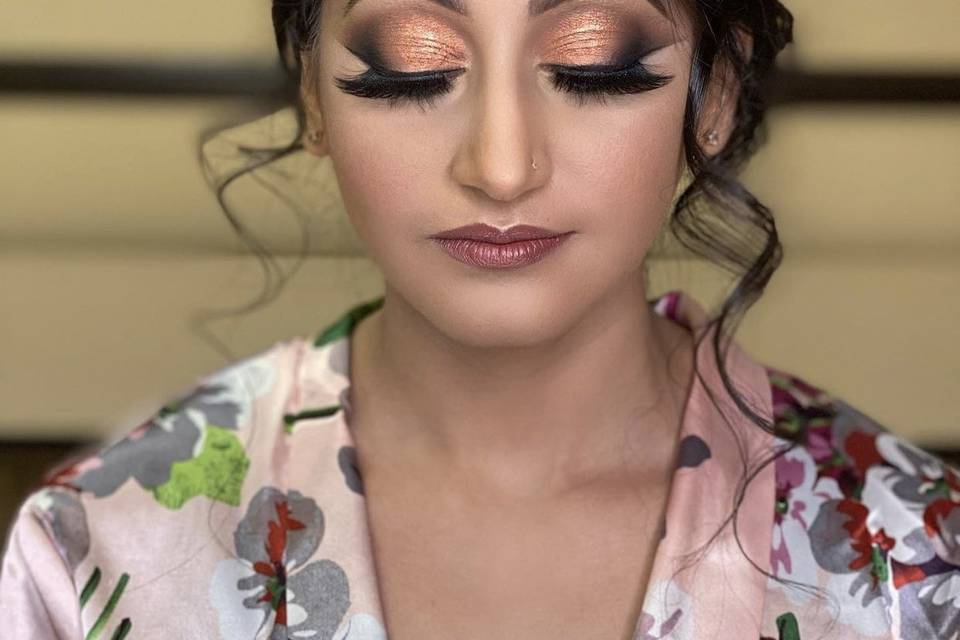 Indian bridal glam