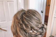 Boho updo