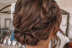 Boho updo