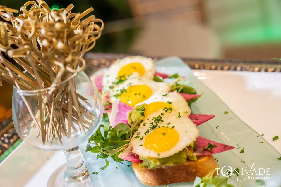 Avocado Toast with Quail Egg!