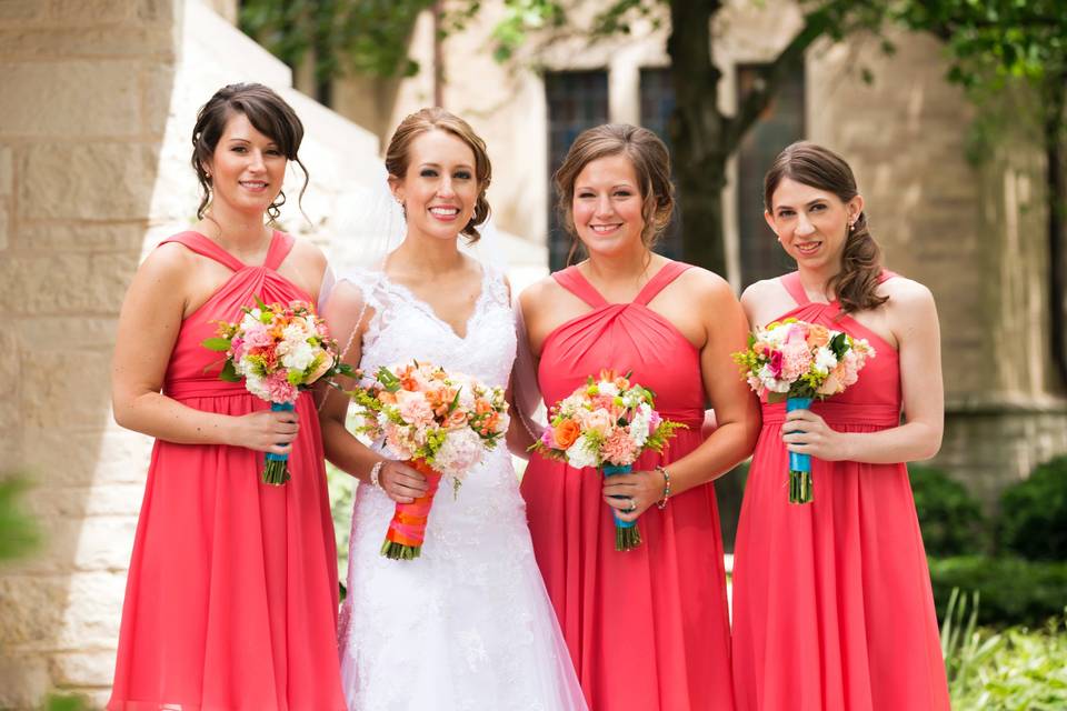 Pink dresses