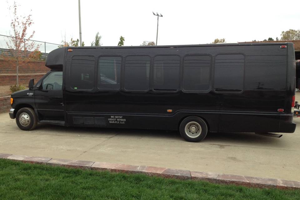 18 Passenger Party Bus - Exterior