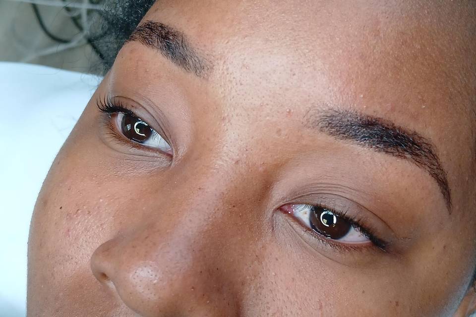 Hyrbid brow stain