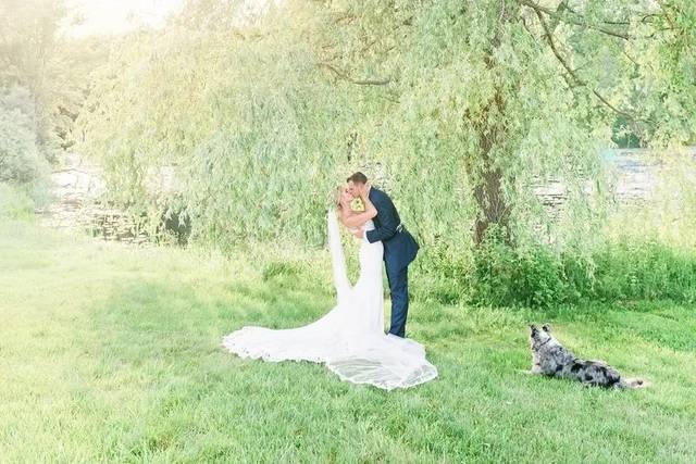 Couple by the Pond