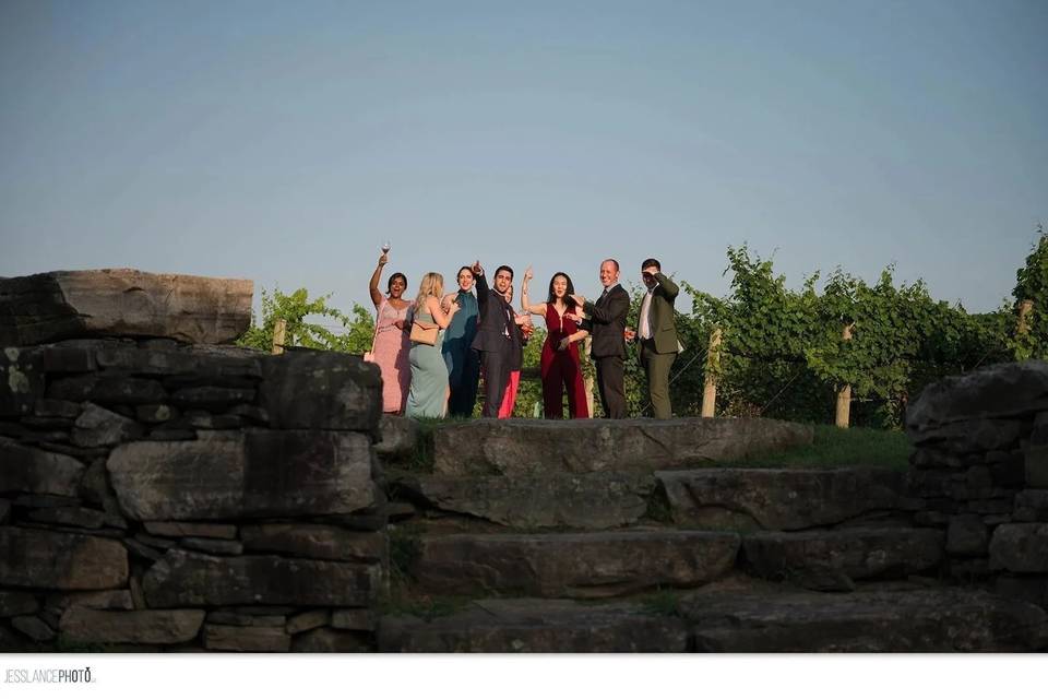 Guests on the Stone Wall