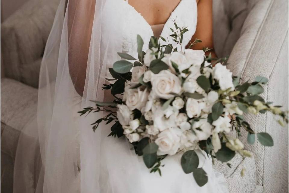 Bride in Bridal Suite