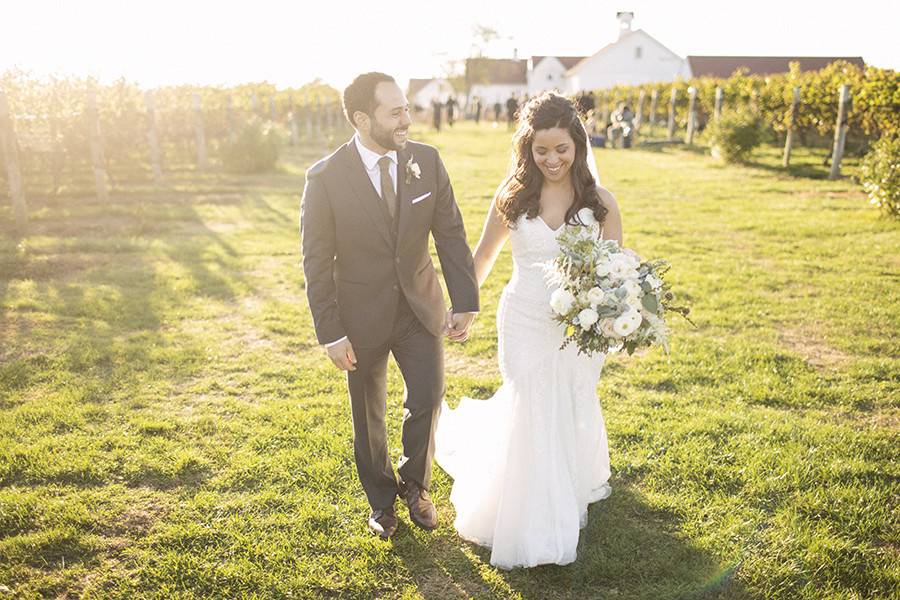 Couple walking