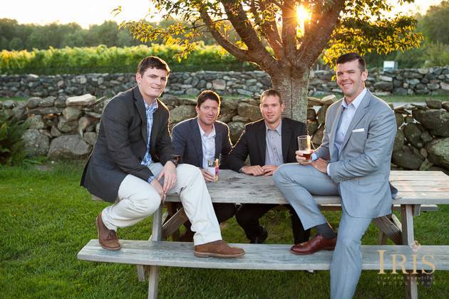 Groom and groomsmen