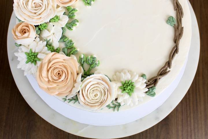 Bridal Bouquet Cake