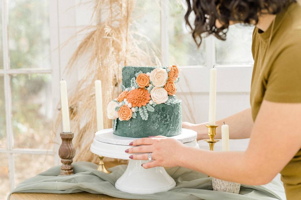 Boho Wedding Cake