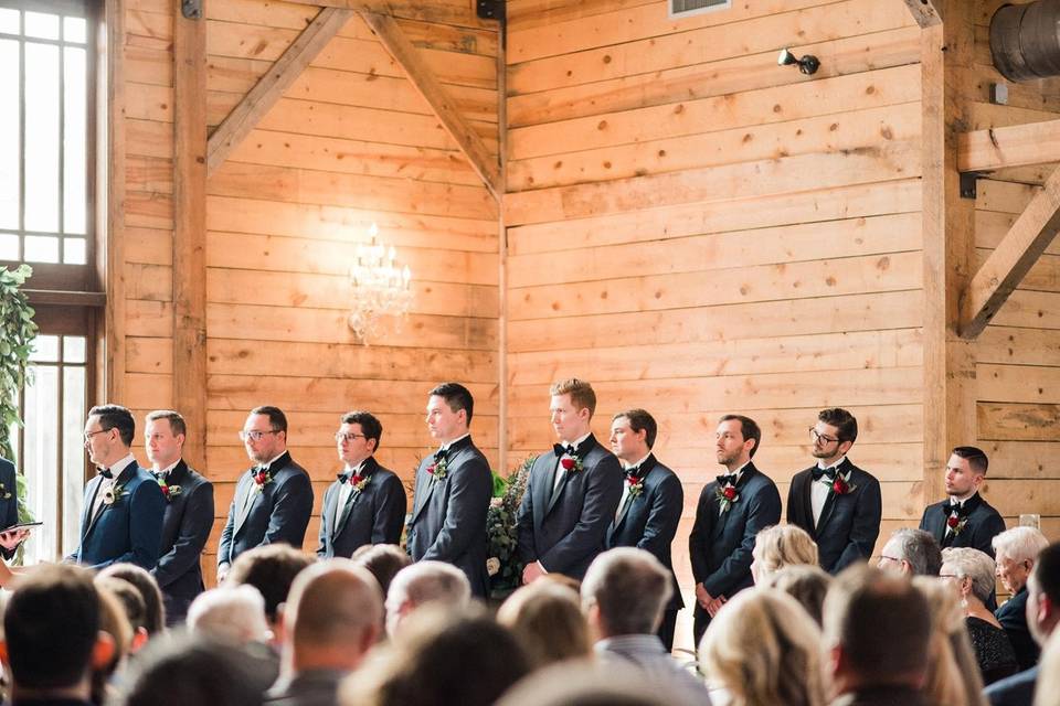 Ceremony groomsmen