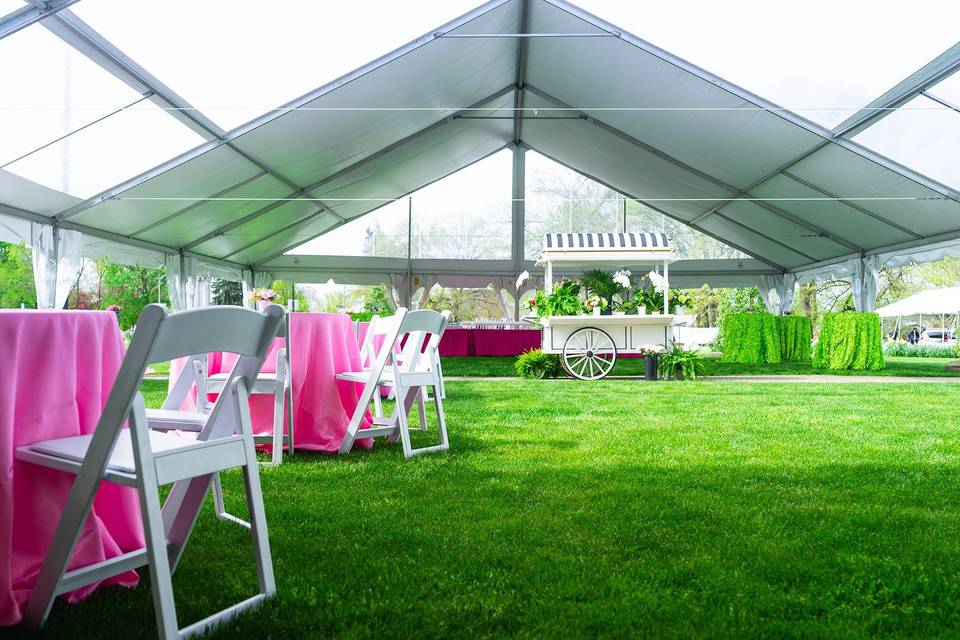 WEDDING RENTALS – TENTING, TAB