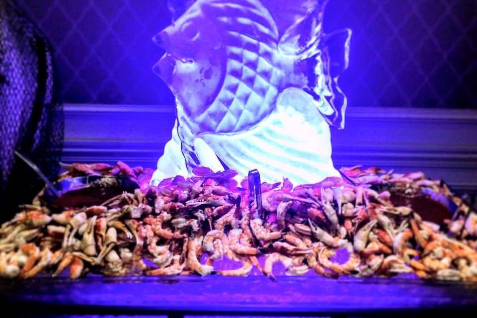 Seafood display