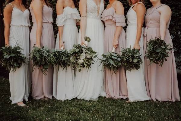 The bridal party
