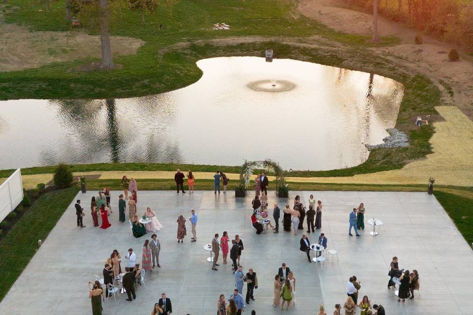 Courtyard at Sunset