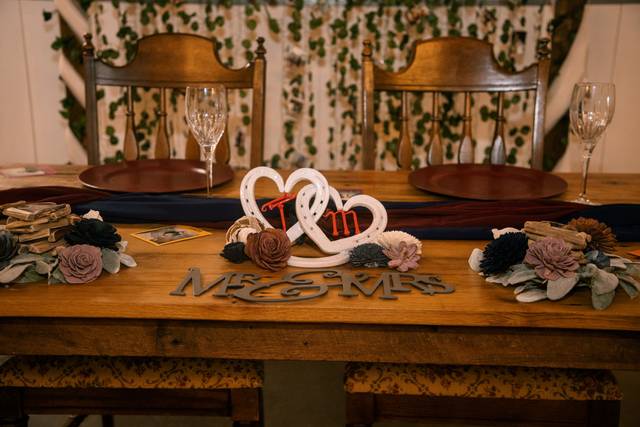 Bride/Groom table