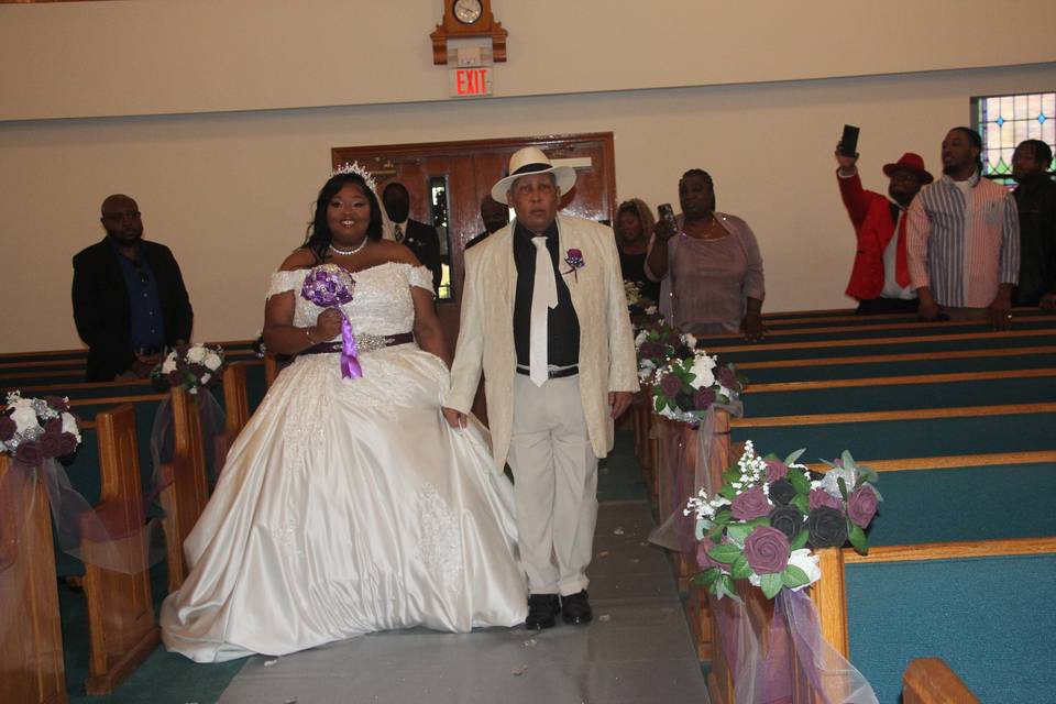 Samuels Wedding church